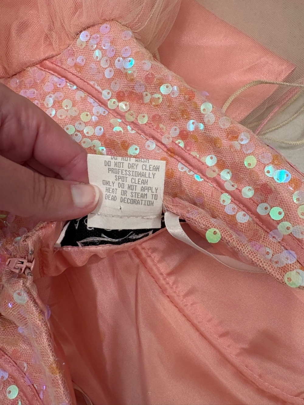 Vintage Y2K Betsy Johnson Style Beaded Corset Tulle Mini Dress Size 3/4 - Picture 7 of 16
